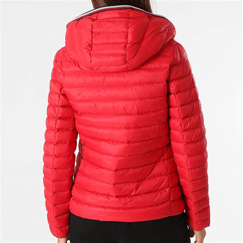 doudoune tommy hilfiger femme rouge